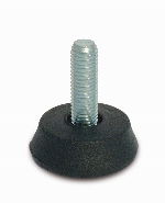 Polyamide Fixed Foot 30/40 Dia Galv Steel Screw